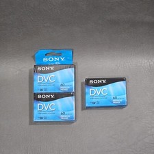 Sony DVC Mini DV 60 Min Digital Video Cassettes Bundle Of 3 DVM60PRR New