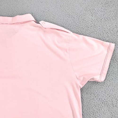 Azzure Polo Shirt Mens 4XL Pink Lobster Embroidery Distressed Shoulder Buttons - Picture 24 of 24