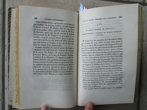 ORTOLAN : Notice biographique sur M. DUPIN, 1840. Avec note MS de Dupin. - Foto 12 di 19