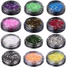 1mm Hexagon Glitter 3 Grams - Mylar Ice Flakes - Festival Makeup Face Nail Art