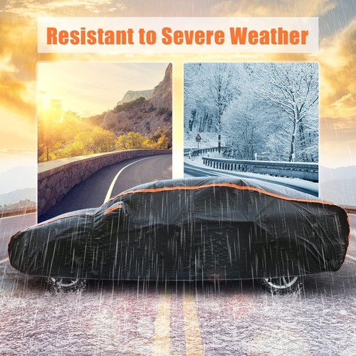 For Sedan Full Car Cover Waterproof UV Snow Rain Dust Resistant 193*71*59in D7W4 - Picture 10 of 17