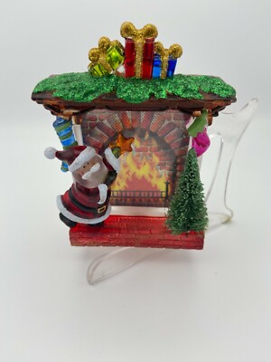 Midwest Christmas Santa at Fireplace Night Light