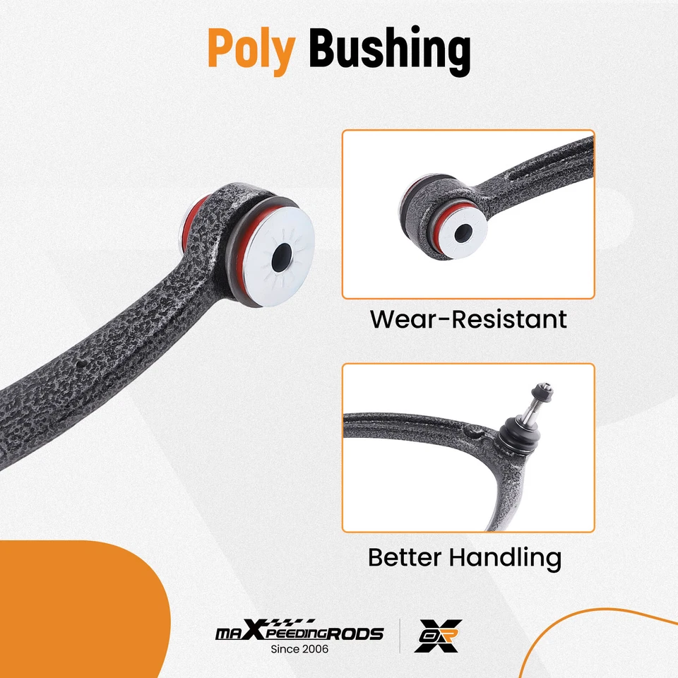 Front Upper Lower Control Arms Assembly for 2007-13 Chevy Silverado Sierra 1500 Foto 3 de 4