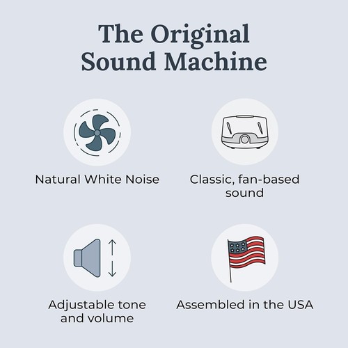 Yogasleep Dohm Classic Original White Noise Machine, Natural Sound EU PLUG - Picture 2 of 6