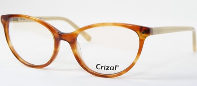 Société des Lunetiers Crizal VERONA 1211 TORTOISE BROWN EYEGLASSES 51-17-140mm