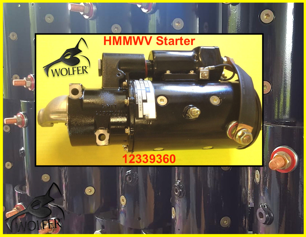 STARTER , 24volt ; Military Hummer ; 12339360 2920015077423  