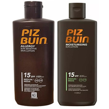 Piz Buin Moisturising Sun Lotion SPF15/ Allergy Sun Sensitive  200ML Choose