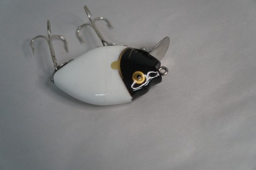 Rare Vintage Heddon Punkinseed Lure Collector Series 9630 Black & White - Picture 8 of 9