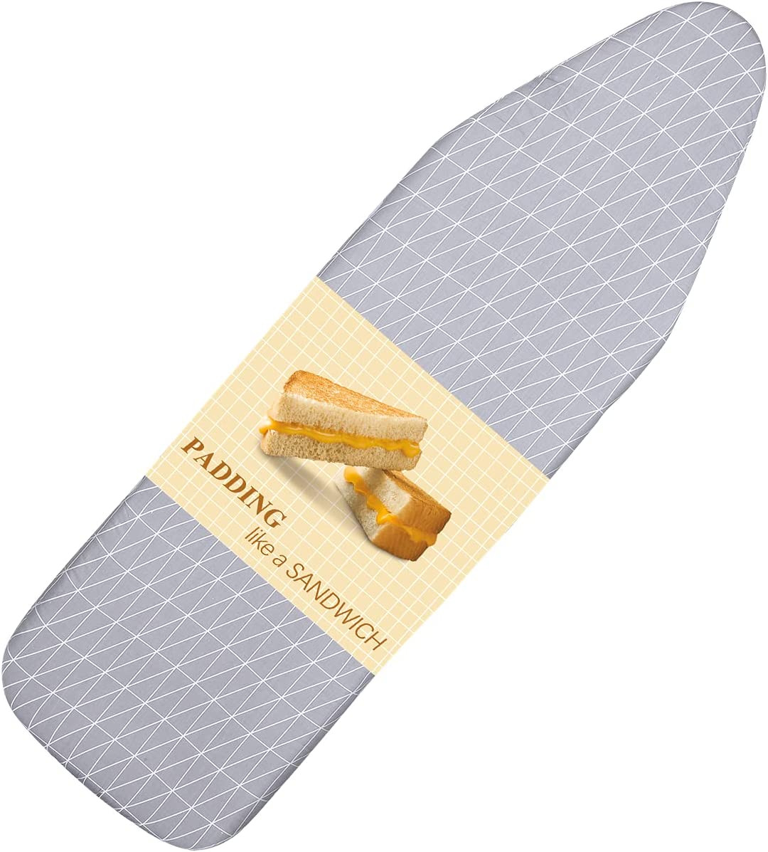BNDX Ironing Board Cover and Pad 49X18 with Padding Elastic 4 Layers Iron Board 