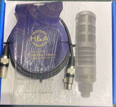 Turnstile Audio Platform Series TAP300 Cardioid Dynamic Broadcast Microphone NEW