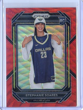 2023 Panini Prizm WNBA  Ruby Wave NO. 136 Stephanie Soares - Dallas Wings