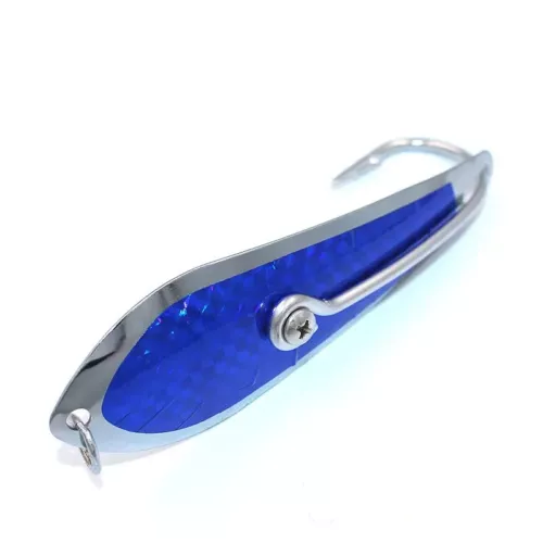 BLUE TROLLING SPOON DRONE LURE PLANER KING MACKERAL FISH BONITA BAIT WAHOO ONO