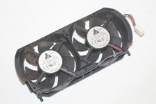 OEM Dual Cooling Fan Assembly X807581 3 Pin - Microsoft Xbox 360 Original White