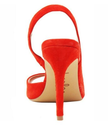Charles by Charles David Rexx CANDY RED Suede Open Slingback Pump New with  box | eBay