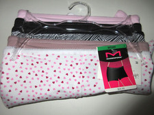 Maidenform  5-Pair BOYSHORT Underwear Cotton Blend Multicolor women  L/7  44.
