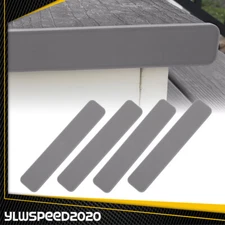 Dark Gray Composite Decking boards End Cap Set (4 pcs in One Package)  5.5”