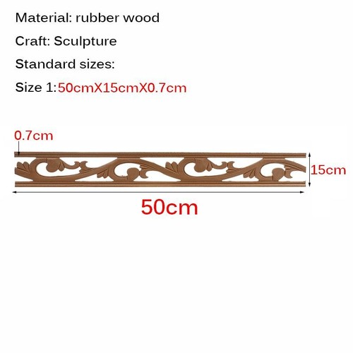 10pcs Wooden Decal Carved Hanging Supplies Corner Appliques Decorative Lines - Picture 56 of 56