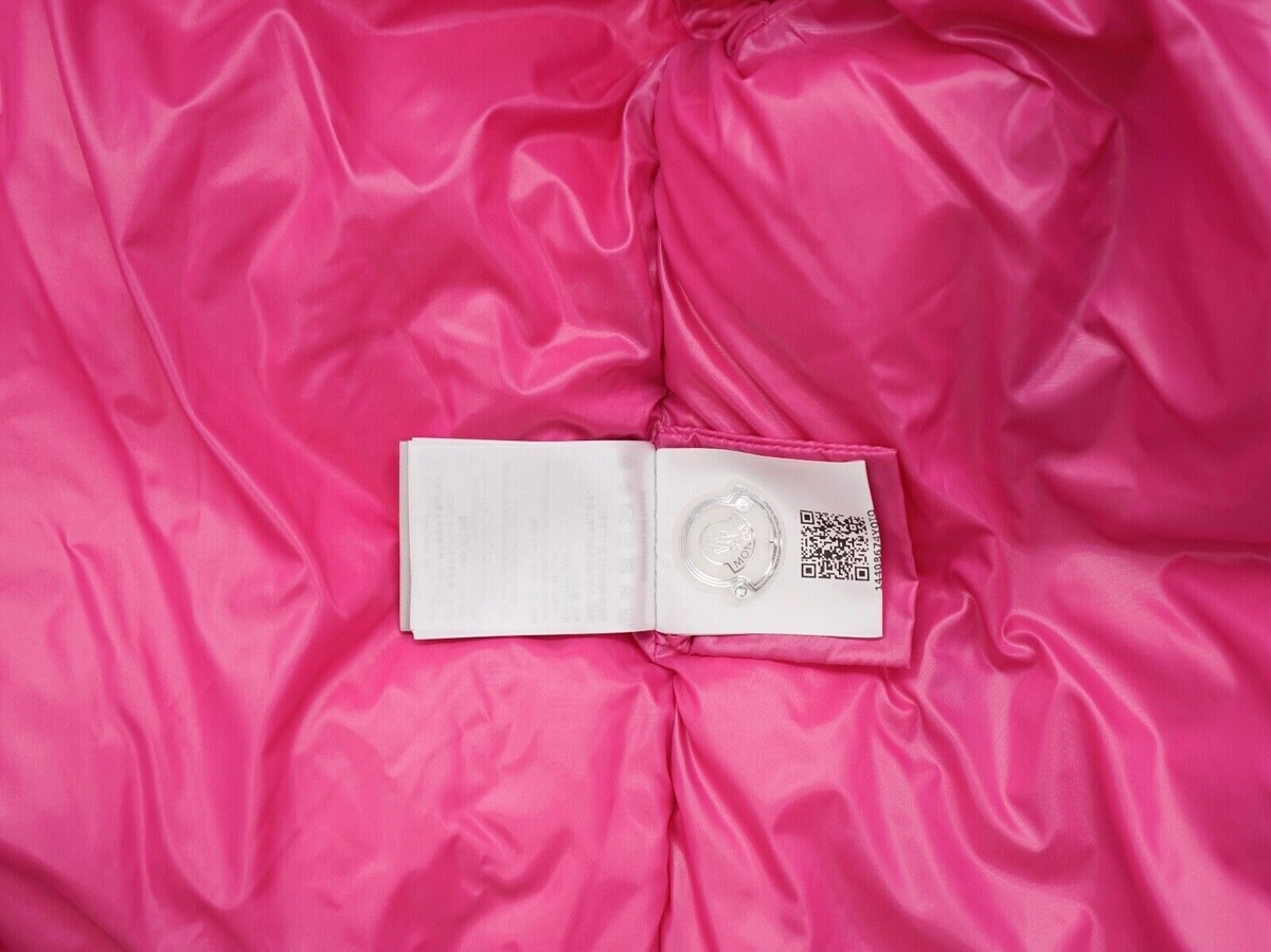Moncler Onia Cropped Quilted Hooded Down Jacket Pink Size 3