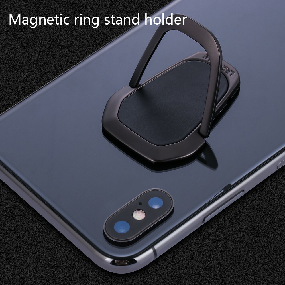 Iron Man Noir bague de telephone anneau 360° Rotating  universel