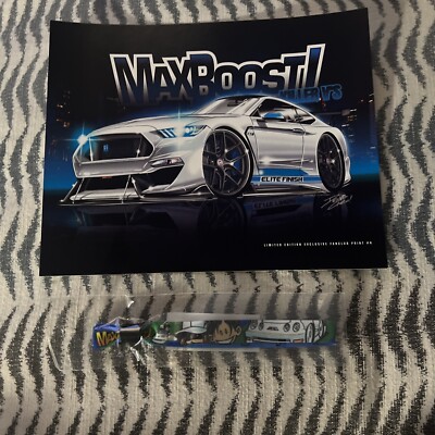 Max Boost! Comic Art Card + Bracelet