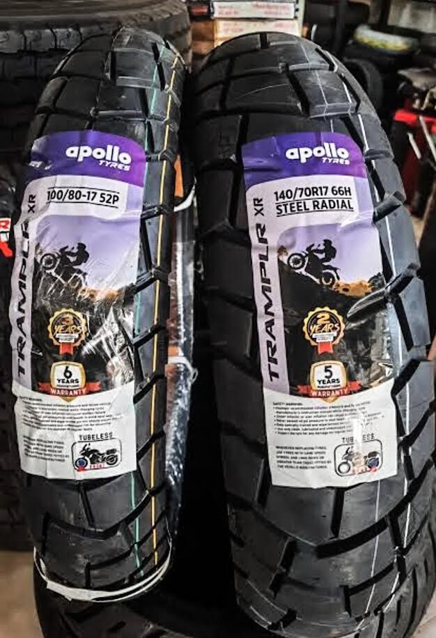 100/80R17 140/70R17 Apollo Tramplr XR UHP All Season Radial