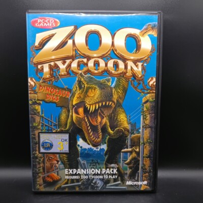 Zoo Tycoon: Dinosaur Digs (PC, 2002) - European Version CIB Complete