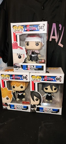 Funko Pop! Animation Bleach Ichigo #59 Rukia #60 and Renji #347