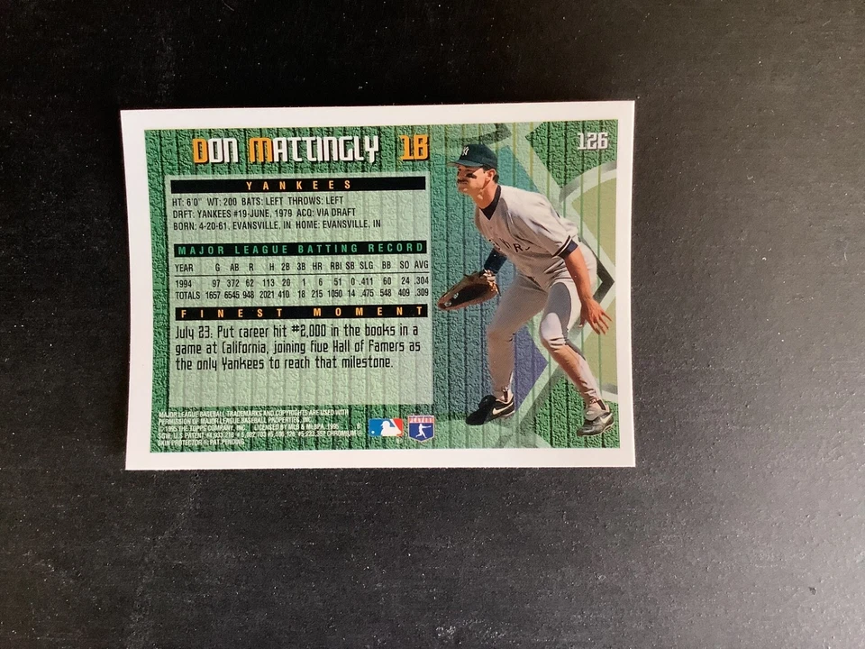 1995 Topps Finest Baseball #1-250 Pick-Em Protective Coating Mint Condition - Image 2 of 4