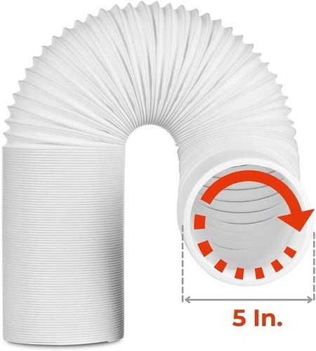 Portable Air Conditioner Universal Exhaust Hose 5 Inch Diameter 78 Inch Length - Bild 8 von 8