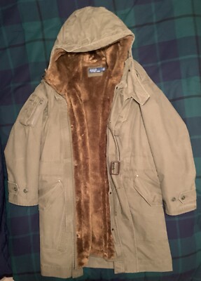 Ralph Lauren Mens Green Parka size Medium