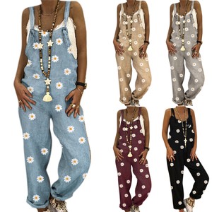 floral overall jumpsuit