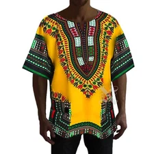 Traditional African Africa Dashiki Tribal Hippie Men Shirt Womens Dress UNISEX