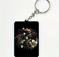 Acrylic Flowers Keychains Wildflower