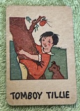 1930s Old Maid by Russell Library Of Games Replacement Card Tomboy Tillie