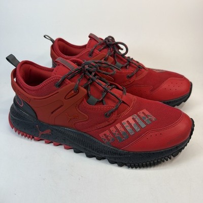 PUMA Pacer Future Trail Urban Red Asphalt Men's Sneaker 382884-01 Size 11