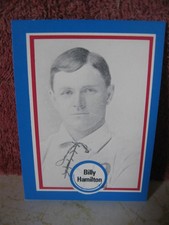1976 SHAKEY'S PIZZA BASEBALL'S HALL OF FAME BILLY HAMILTON PHILA. PHILLIES NO.86