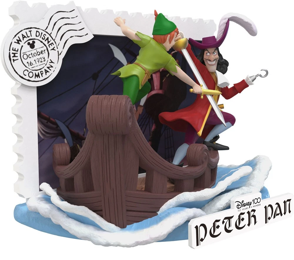 Disney 100th Anniversary D-Stage PVC Diorama Peter Pan 12 Cm Beast Kingdom Toys