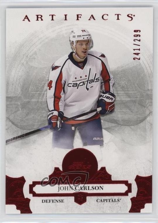 2017-18 Upper Deck Artifacts Ruby 241/299 John Carlson #23 a3q
