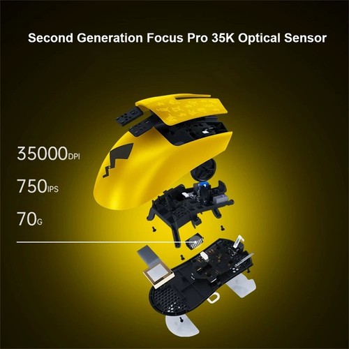 New Razer x Pokémon Pikachu Viper V3 Pro Ultra-lightweight Wireless Gaming Mouse - Picture 3 of 5