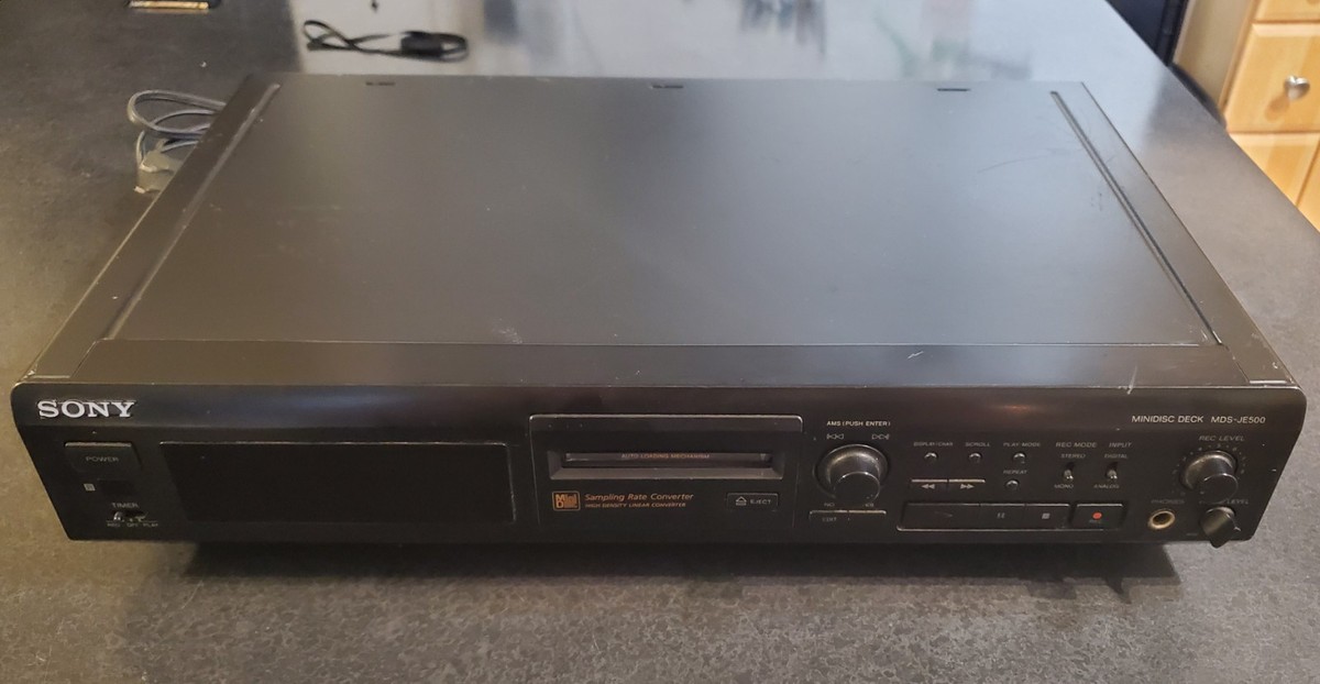 Platine MiniDisc Sony MDS-JE500 - Occasion Testée - Lecture Et Enregistrement