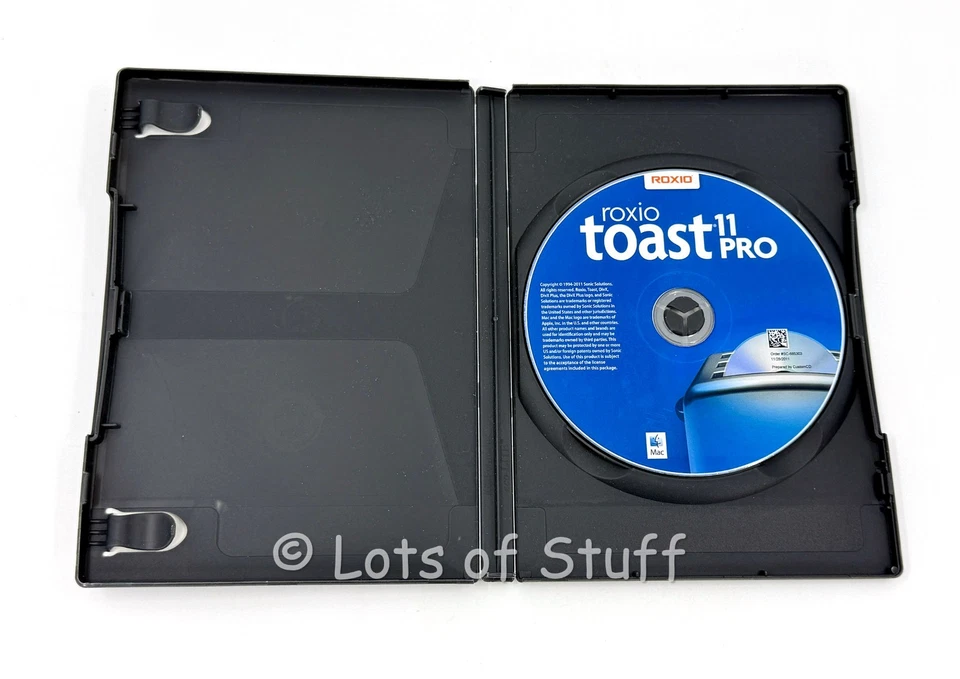 Roxio Toast 11 Pro CD/DVD Burning Software w / DVD Case and SN - Image 3 of 3