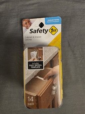 Safety 1st Baby Cabinet Locks Wide Grip Latches 14 Pack