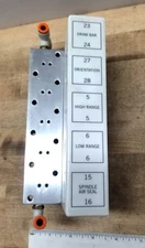 FADAL STM-0574 STM-0592 ADAPTER BOX AIR VLV BRACKET MOUNT VACUUM MANIFOLD (NOS)