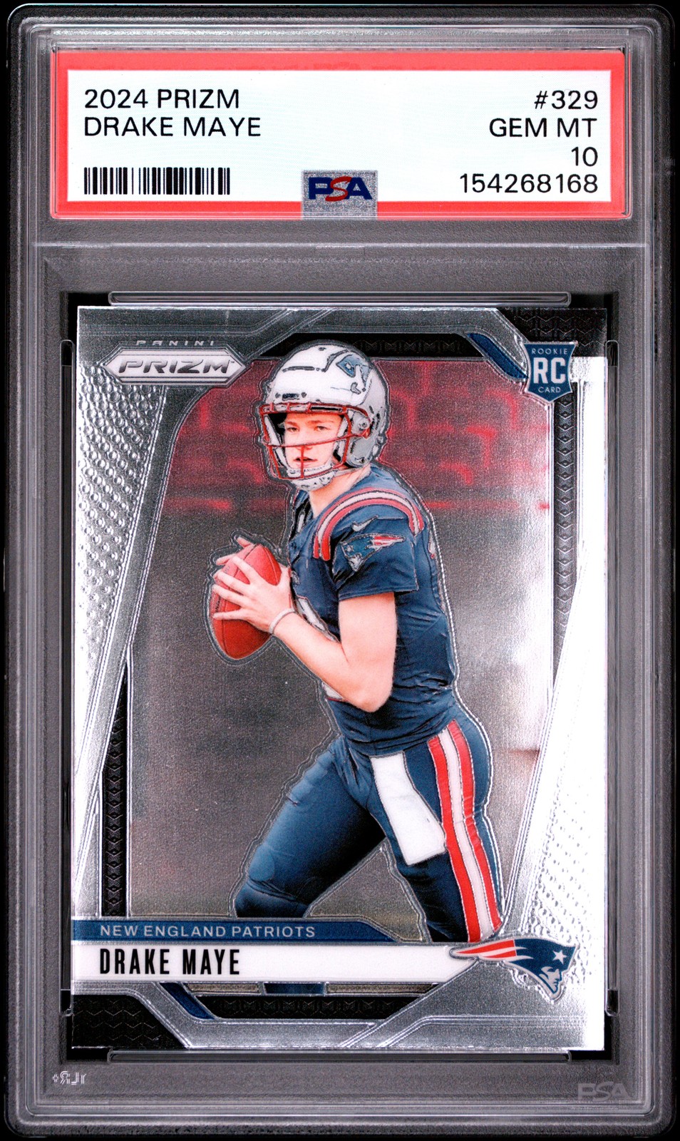2024 PANINI PRIZM #329 DRAKE MAYE ROOKIE RC PSA 10