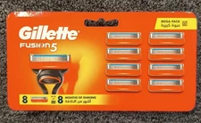 Genuine Gillette Fusion5 Refills Razor Blades 8 Cartridges