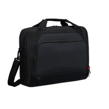 NEW - Targus Eco Smart 17-18  Briefcase laptop case Black / red trim