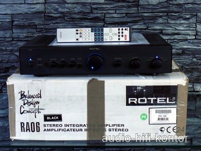 Rotel Verstärker  ** RA 06  **  Stereo Vollverstärker / Ringkern Trafo + Fermb