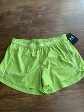 NWT UNDER ARMOUR 1389882 WOMEN'S TECH PLAY UP SHORTS MEDIUMsz GREEN 30