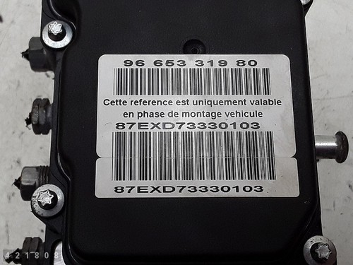 2008 PEUGEOT 308 ABS UNIT 1600PETROL 9665331980 0265231796 9660107180 0265800555 - Bild 5 von 7