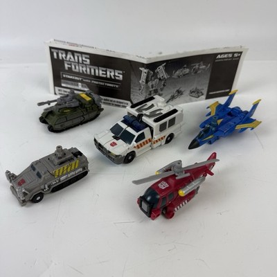 TRANSFORMERS Power Core Combiners STAKEOUT with PROTECTOBOTS Attachments